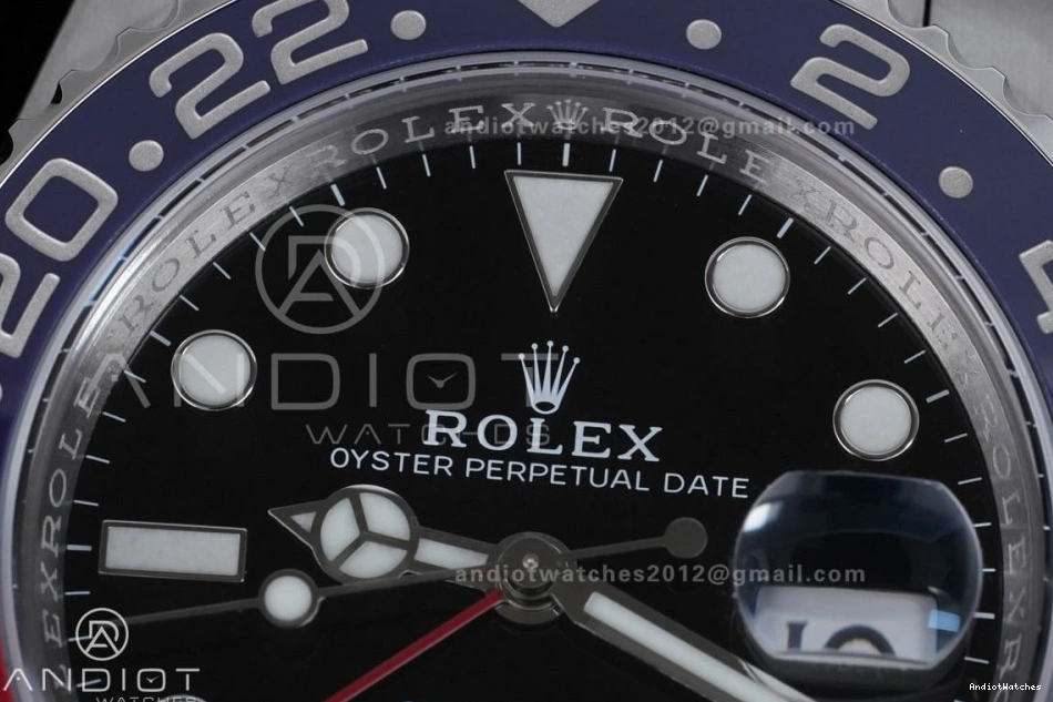 Master Timeless 862 New ARF SH3285 Jubilee BLRO (UV 126710 Bezel 1:1 Pepsi GMT Edition On 904L Bracelet II V Best SS ) 0312